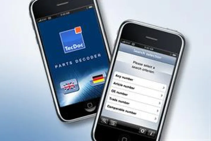 Bild: Jetzt auch auf dem iPhone: TecDoc wird mobil