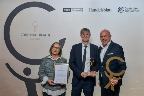 Corporate Health Award 2025: Deutschlands gesündeste Arbeitgeber stehen fest Bild: Corporate Health Award 2025: Deutschlands gesündeste Arbeitgeber stehen fest