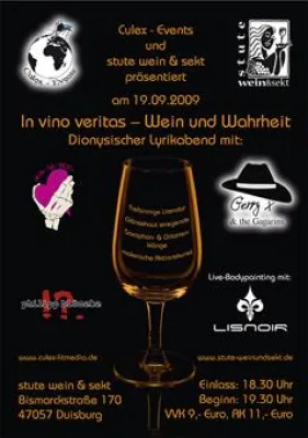 Bild: In vino veritas – Wein und Wahrheit am 19.09.09 in Duisburg