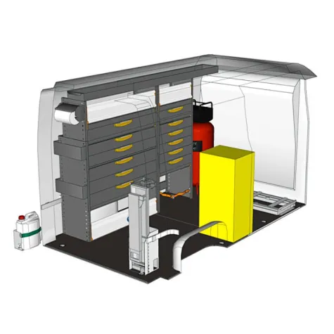 Bild: StoreVan präsentiert die höchstfunktionale, mobile Werkstatt in einem Renault Master L2 H2