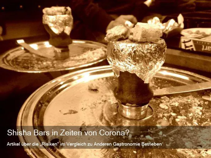Bild: Shisha Rauchen in „Corona-Zeiten“ - Der Besuch im Cafe ein Risiko?