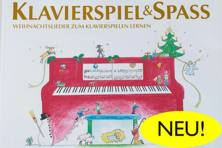 Die skandinavische Musikschule Klavierspiel & Spaß hat ein Weihnachtsbuch herausgebracht Bild: Die skandinavische Musikschule Klavierspiel & Spaß hat ein Weihnachtsbuch herausgebracht