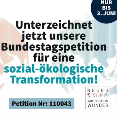 Bild: Petition für ein „Neues Wirtschaftswunder“ im Bundestag eingereicht