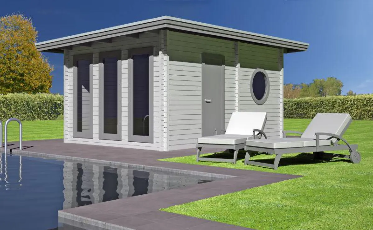 Mit den Gartenhäusern von Blockhaus Westerhoff wird der Garten zur Freizeit- und Wellness-Oase