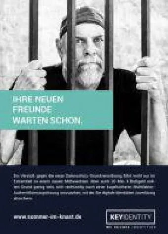 KeyIdentity startet neue DSGVO-Kampagne "Sommer im Knast" Bild: KeyIdentity startet neue DSGVO-Kampagne "Sommer im Knast"