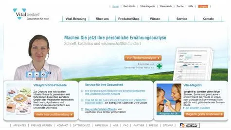 Bild: Vitalbedarf.de setzt auf ONLINE-MODERATIONEN.de - Moderatoren führen durch die komplette Website