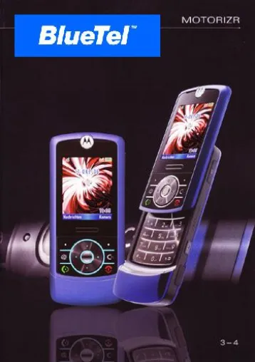 BlueTel – ein Slider Handy MOTORIZR aus dem Hause Motorola Bild: BlueTel – ein Slider Handy MOTORIZR aus dem Hause Motorola