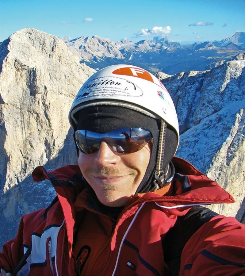 Andreas Schubert, alter und neuer Hessenmeister im Gleitschirmfliegen