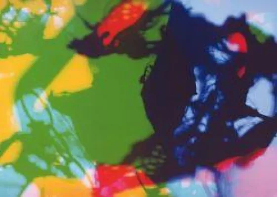 Bild: Sven Nowak präsentiert die Kunstausstellung „INFRACHROME“ von Rolf Kirsch