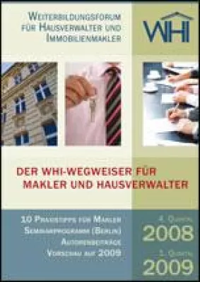 Bild: Vorstellung des WHI-Wegweisers für Hausverwalter und Immobilienmakler 2008/2009