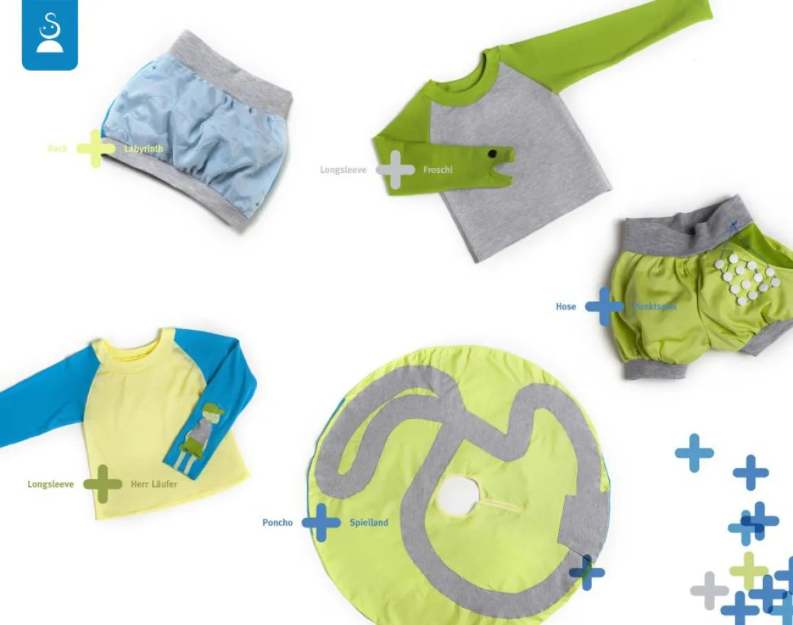 Kleidungsstücke der aktuellen Spielmode-Kollektion