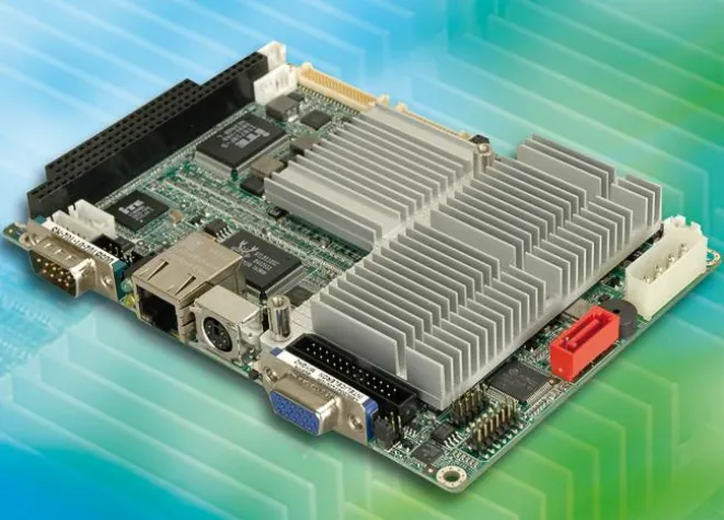 Bild: Lüfterloser 3,5“ SBC mit Celeron M 1GHz CPU