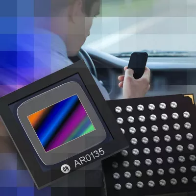 Bild: Klein & Sensibel: Der Global-Shutter-Sensor AR0135 von ON Semiconductor für die Automobilindustrie