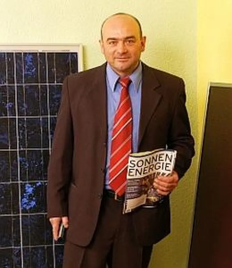 Fred Kehler Geschäftsführer der Havelland-Wind GmbH aus dem brandenburgischen Havelland ist Spezialist für Photovoltaik-Anwendungen