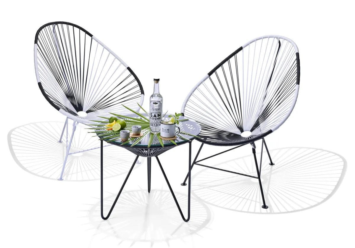 Acapulco Chair und Mezcal San Cosme, Mexiko für Zuhause (© Michael Holz)