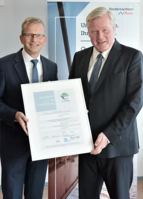 Bild: Prüfung bestanden: Häfen in Niedersachsen erhalten Umwelt-Zertifikat