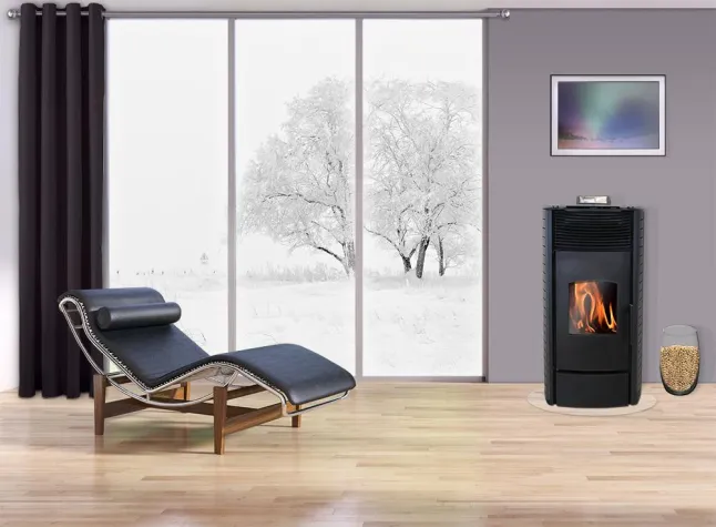 Bild: Pelletöfen von Nemaxx mit umweltbewusster ECO-Funktion