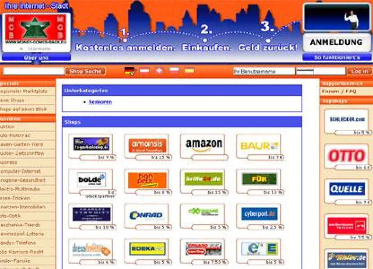 Logo Internet Shop - www.money-comes-back.com