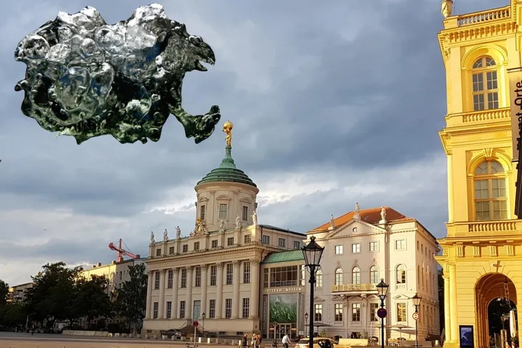 Bild: Ausstellung Sven Hoffmann / Approach to Barberini in Potsdam