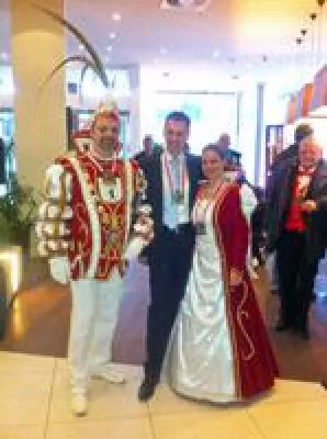 Die Hauptstadt zu Gast im Mercure - Hoteldirektor André Stadtmüller begrüßte Berliner Prinzenpaar Bild: Die Hauptstadt zu Gast im Mercure - Hoteldirektor André Stadtmüller begrüßte Berliner Prinzenpaar