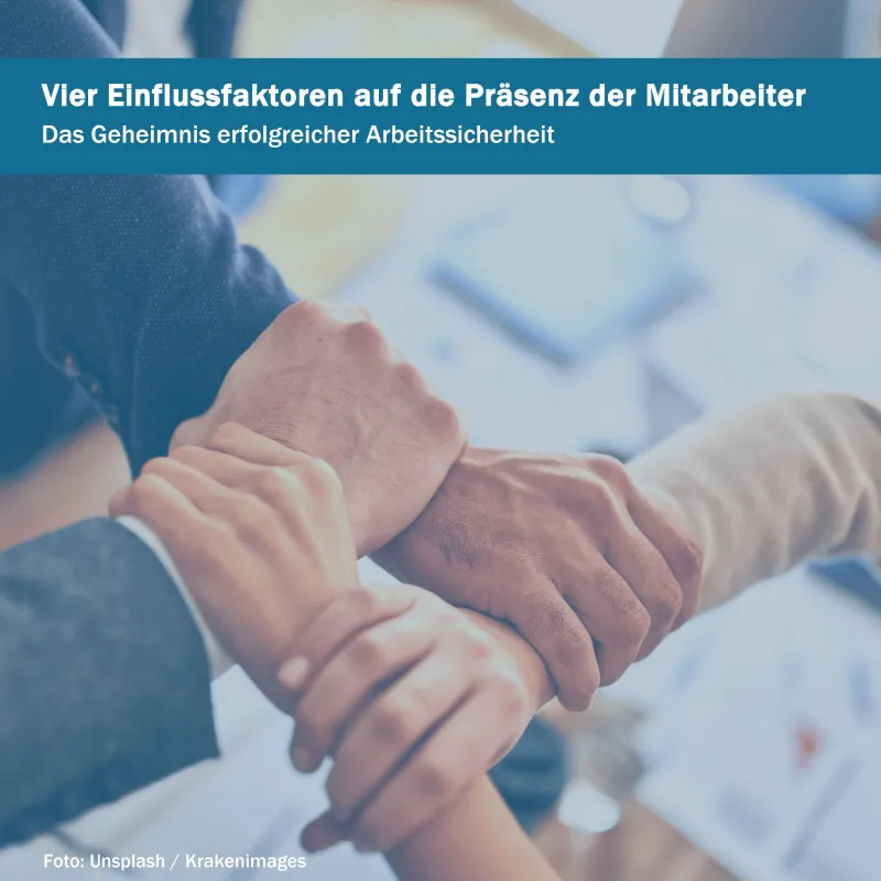 Einflussfaktoren auf die Präsenz der Mitarbeiter (© Unsplash / Krakenimages)