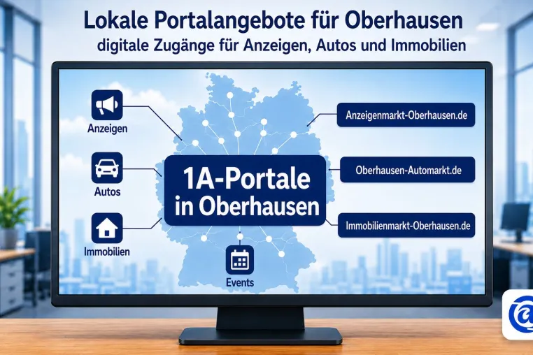 Bild: Oberhausen erhält mit 1A-Portale.de zentrale Einstiege für lokale Angebote und Handel