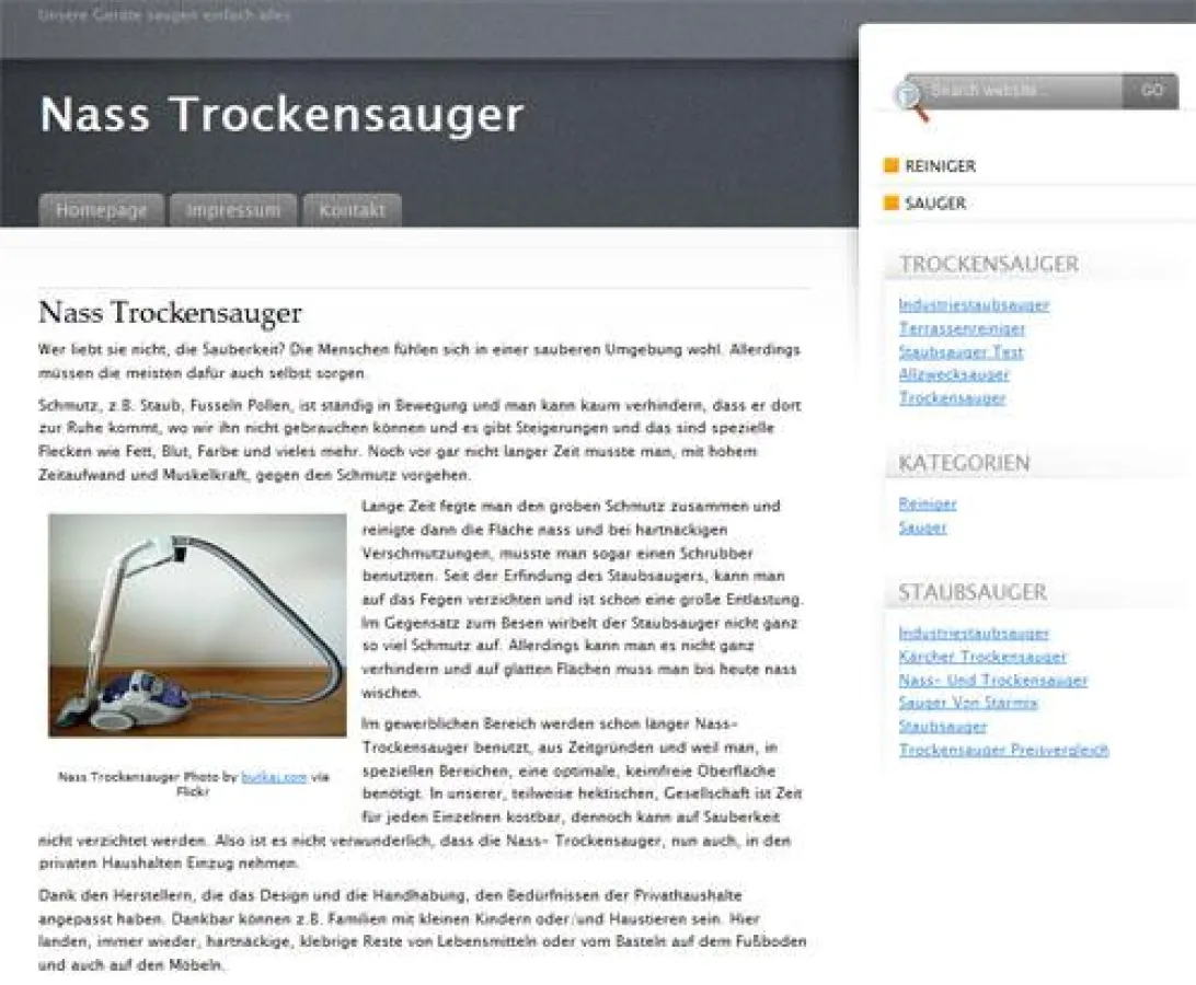 Nass Trockensauger