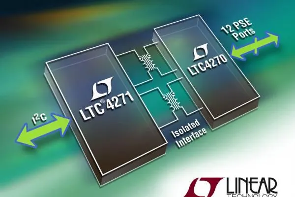 HOT RRODUCT Linear Technology | LTC4270-71: 12-Port-Power-over-Ethernet-PSE-Controller-Chipsatz Bild: HOT RRODUCT Linear Technology | LTC4270-71: 12-Port-Power-over-Ethernet-PSE-Controller-Chipsatz