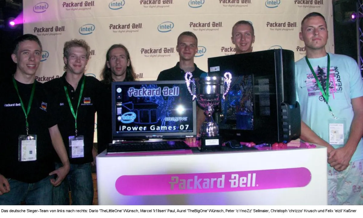 Deutschlands Team bei den iPower-Games 2007