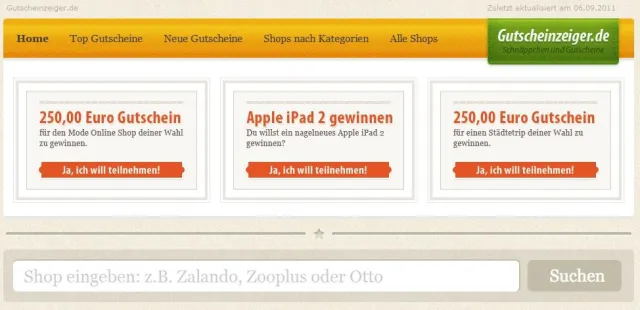 Bild: Sparfüchse aufgepasst: jetzt noch mehr Features auf GutscheinZeiger.de