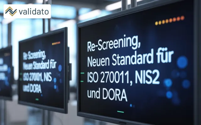 Bild: Validato: Re‑Screening für ISO 27001, NIS2 und DORA – Sicherheit neu gedacht