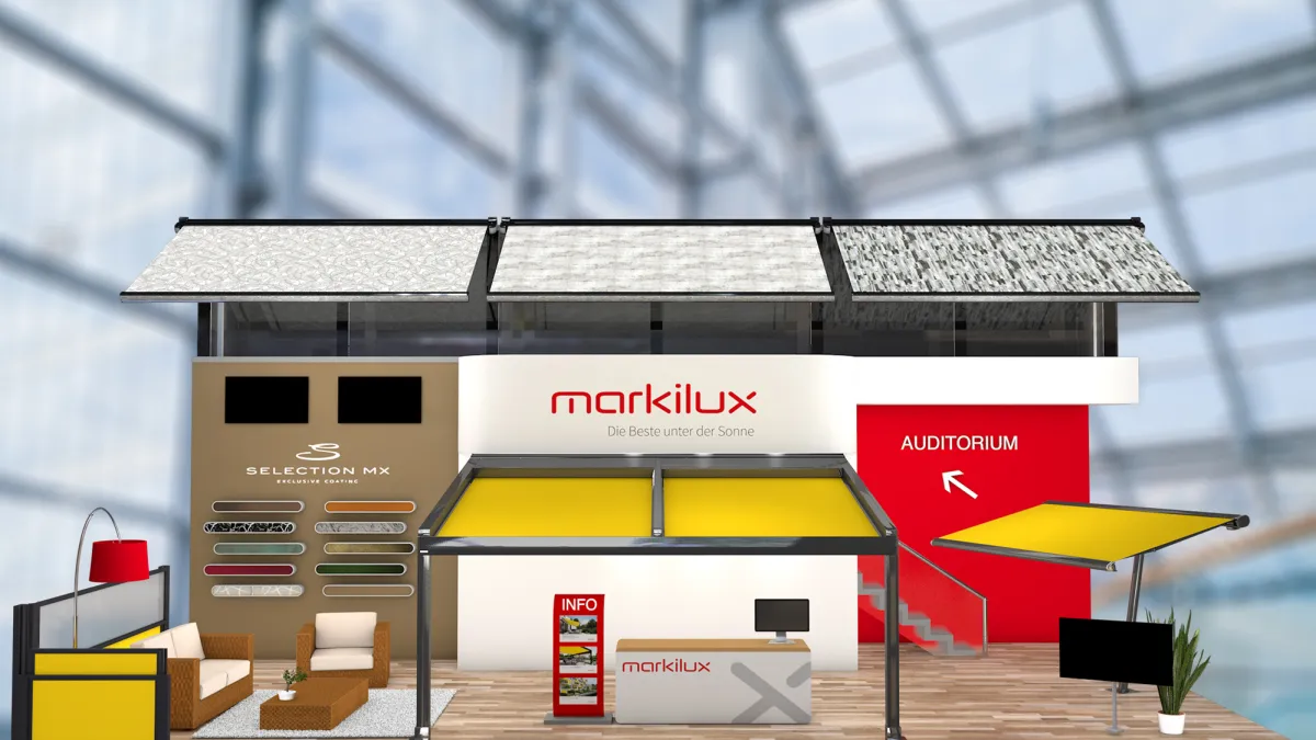 Für markilux war die Teilnahme an der „R+T digital“, die Ende Februar stattfand, ein Erfolg.  (© markilux)