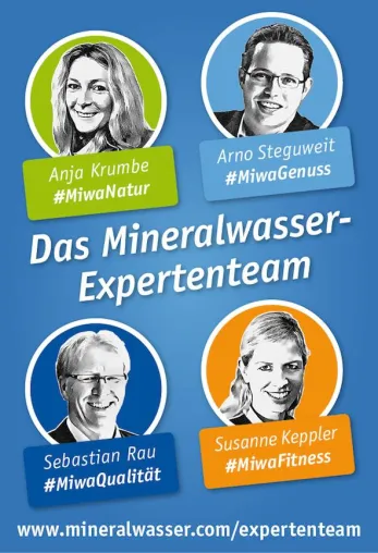 Bild: Neu: Expertenteam beantwortet Fragen rund ums Mineralwasser