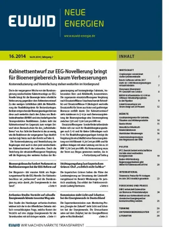Bild: Biogasbranche: „Bundesregierung setzt Energiewende in den Sand“