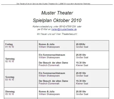 Bild: Bei Anruf Fax - serVonic IXI-UMS Info Server ermöglicht Faxabruf