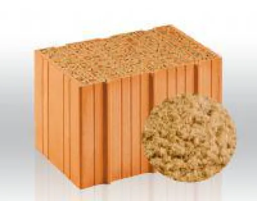 Bild: Ökologischer Mauerziegel für Mehrgeschossbauten