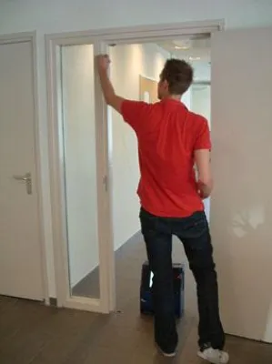 Bild: Prodim präsentiert stolz auf der Ligna 2011 - Hannover: Die Prodim Türlösung