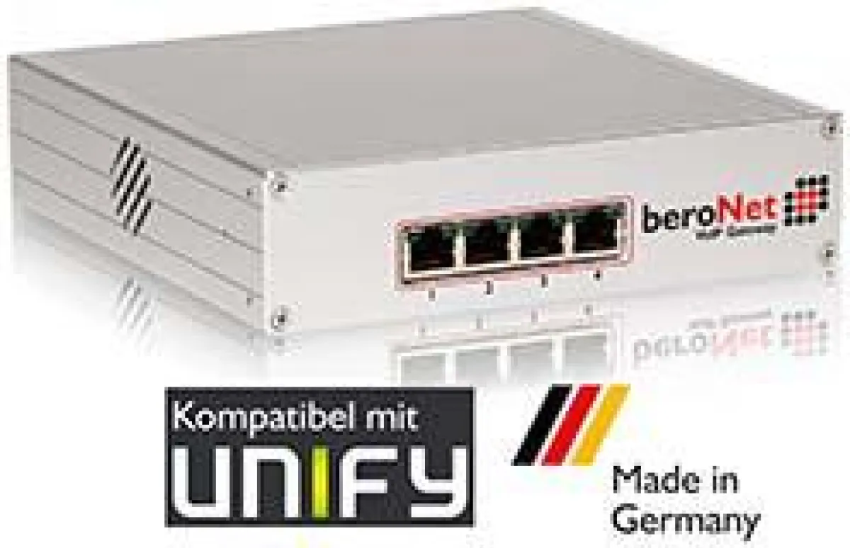 beroNet VoIP Gateways: kompatibel mit Unify, Cloud-Verwaltet und flexibel