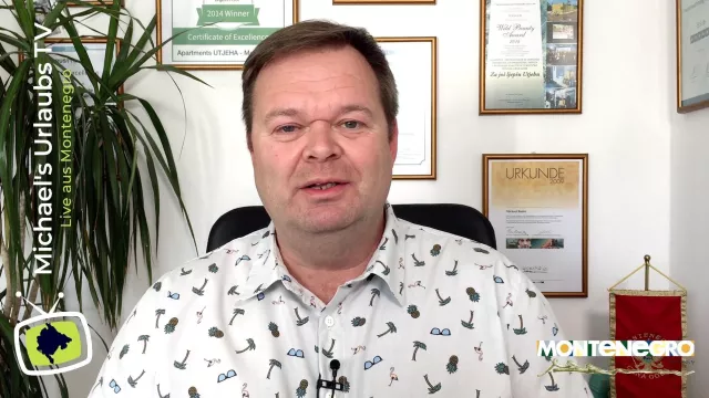 Bild: Livestream aus Montenegro - Aktuelle Informationen für deutschprachige Touristen bei Michael's Urlaubs TV