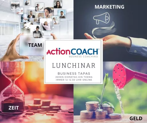 Bild: Business Tapas für Unternehmer: actionCOACH startet Lunchinar für erfolgreiche Unternehmensentwicklung