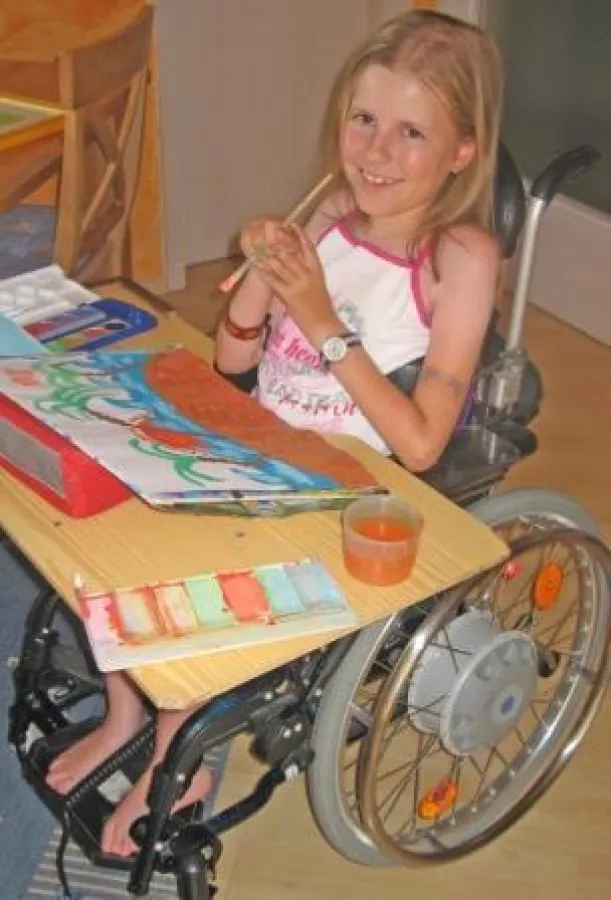 Nina Berger war Teilnehmerin des Malprojektes 2007