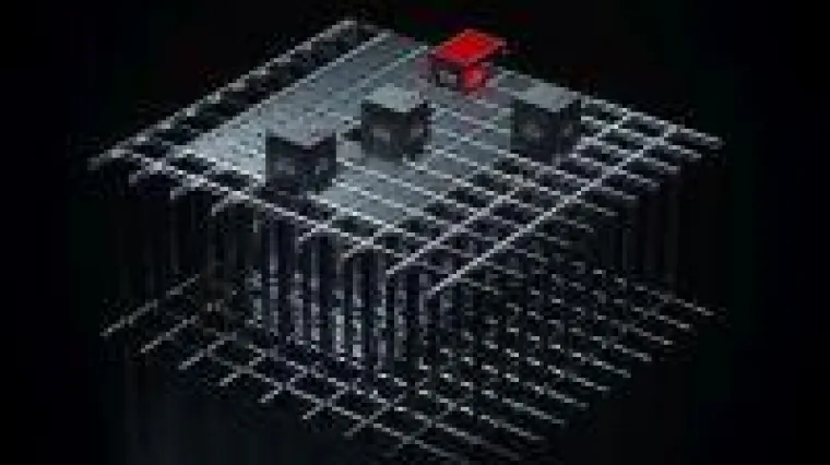 Bild: BlackLine Roboter bringen Schuhkartons auf Trab