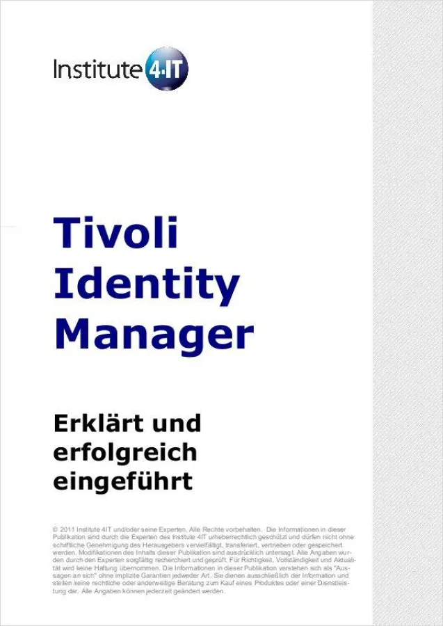 Tivoli Identity Manager - Report