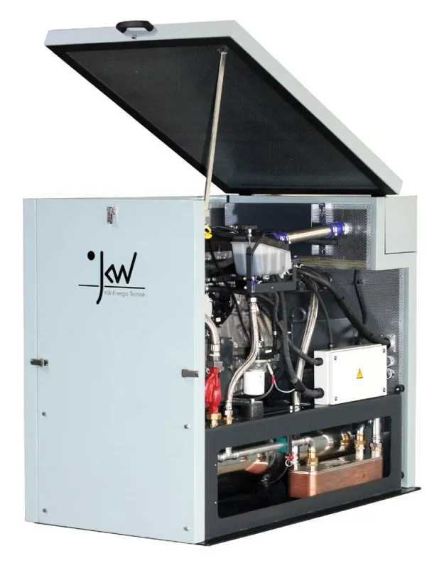 Das neue Mini-Blockheizkraftwerk KWE 20G-4 AP für Erdgas- oder Flüssiggasbetrieb