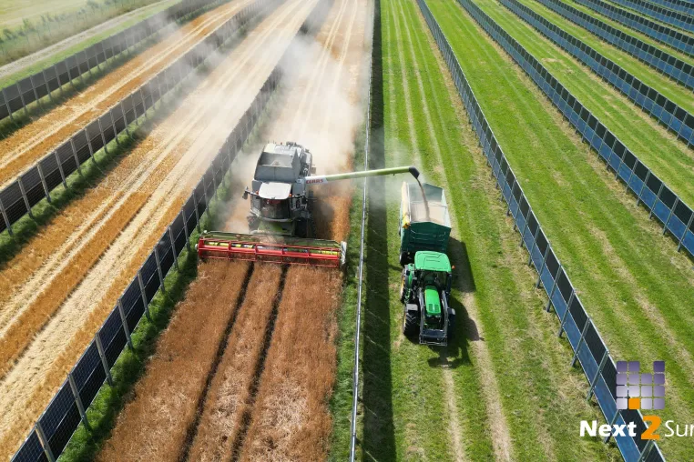 Bild: Nachhaltig investieren in einen der größten Agri-Solarparks Deutschlands