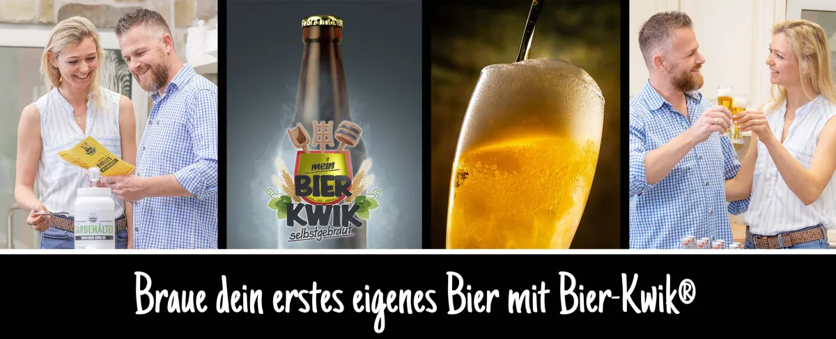 Mit Bier-Kwik® das eigene Bier brauen (© Hopfen und mehr GmbH)