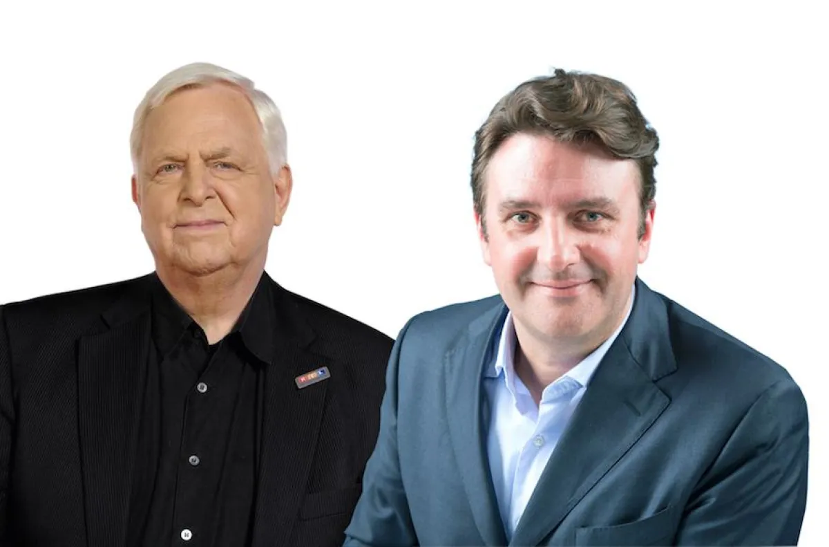 In der Jury: Heiner Bremer und Thomas de Buhr; Photo Credit: H. Galuschka/imago; Twitter Deutschland