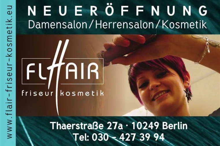 Bild: Salon-Neueröffnung im Kiez Thaerstraße, Friedrichshain