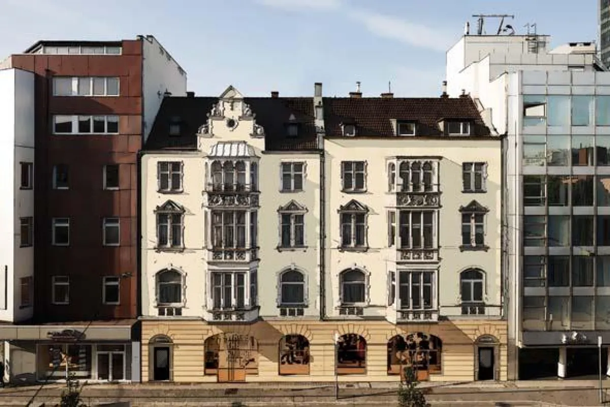 So sollen die Lütgenau-Häuser aussehen: Sie werden von der W. Paschertz Grundstücks GmbH restauriert