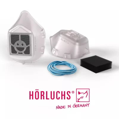 Hörluchs stellt wiederverwendbare Masken in Corona-Krise her Bild: Hörluchs stellt wiederverwendbare Masken in Corona-Krise her